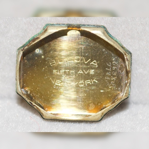 10k Gold Filled Bulova 21 Jewels Wind Up w/Adjustable Gold Filled Band Ladies - Picture 6 of 16